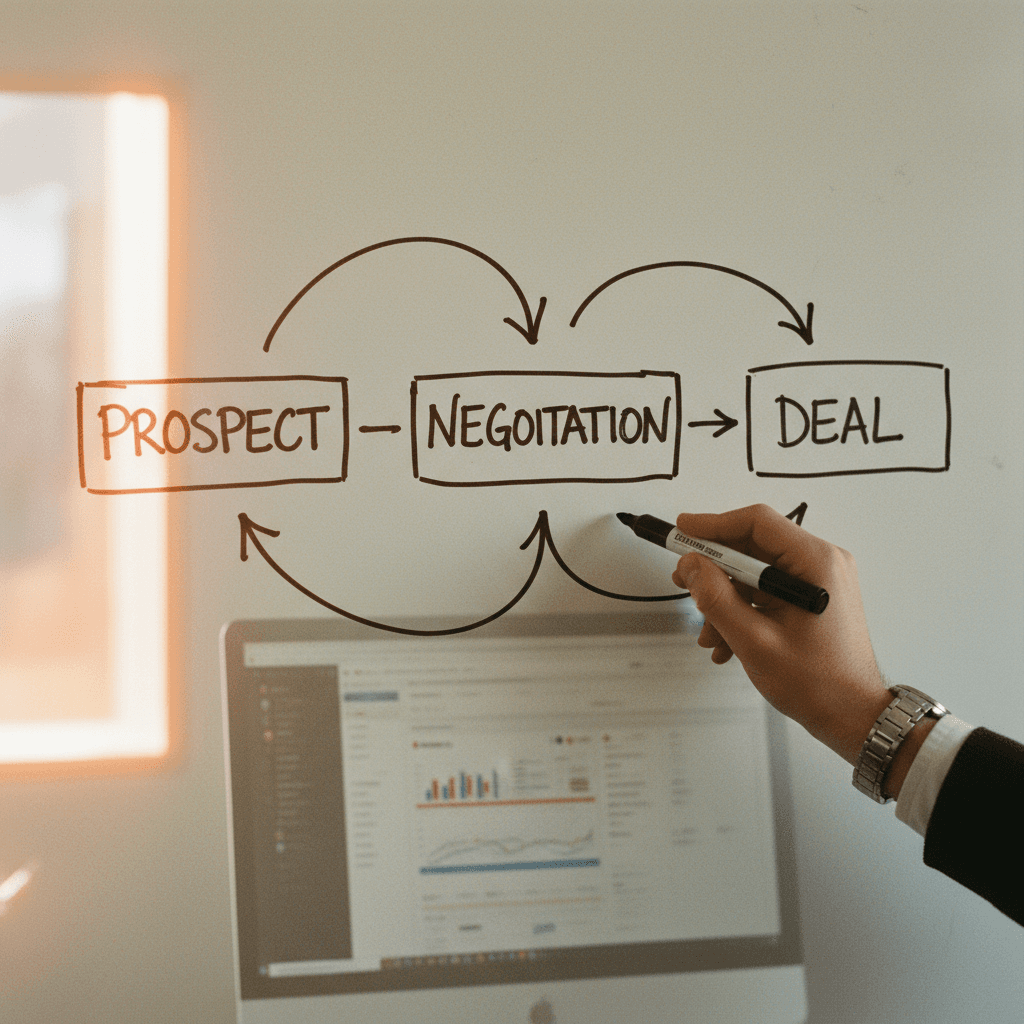 Sales pipeline visualization and tracking