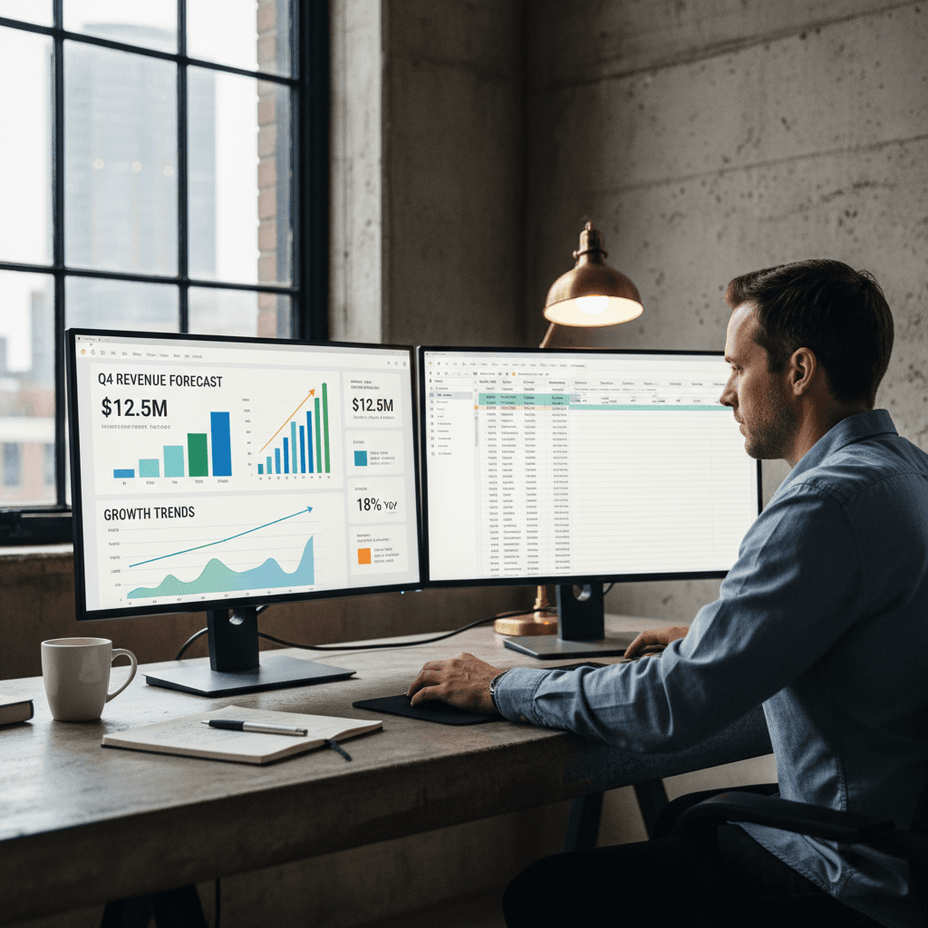 Revenue forecasting and financial analysis